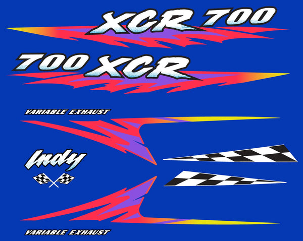 1999 Polaris XCR 700 Hood Decals