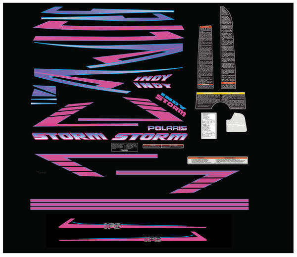 Polaris 1994 Indy Storm Decal Kit