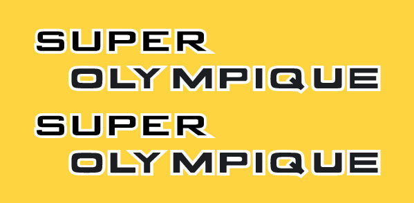 1967 Ski Doo Super Olympique Decals