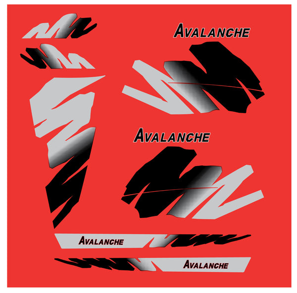 Yamaha 1993 Avalanche Hood & Tunnel Decals