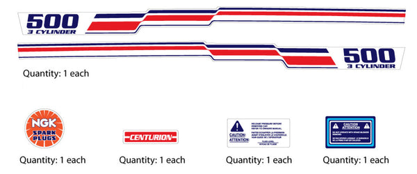 Polaris 1979 Centurion Tunnel Decals