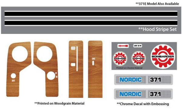 1969 Ski-Doo Nordic Decal Kit 371